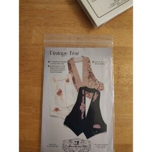 Vintage Vest Pattern Gooseberry Hill sewing. Uncut